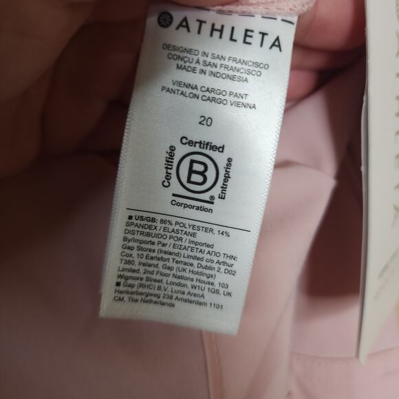 Athleta Vienna Cargo Pants in Pink Size 20 - Picture 9 of 10